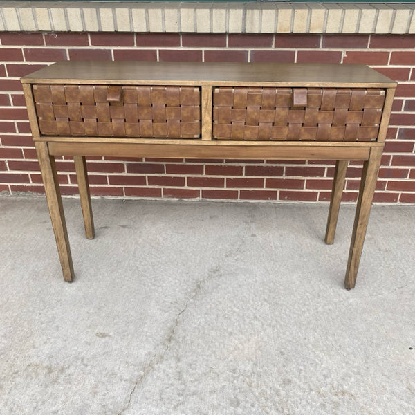 At Home Brown Wood Console - Sofa Table