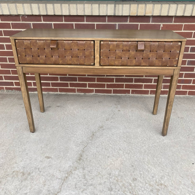 At Home Brown Wood Console - Sofa Table