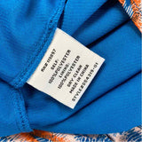 Collective Concepts Size M Women's Blue-Pink Pattern Maxi Dress
