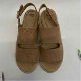 Dr. Scholls Size 8 Women's Tan Cut Out Espadrille Sandals