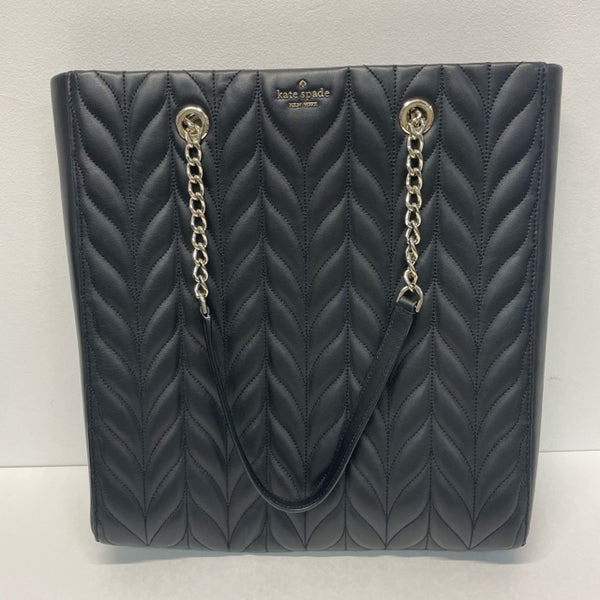 Kate Spade Black Quilted Tote Handbag