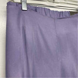 Soft Surroundings Size XL- 16 Women's Lilac Solid Wide Leg Pants