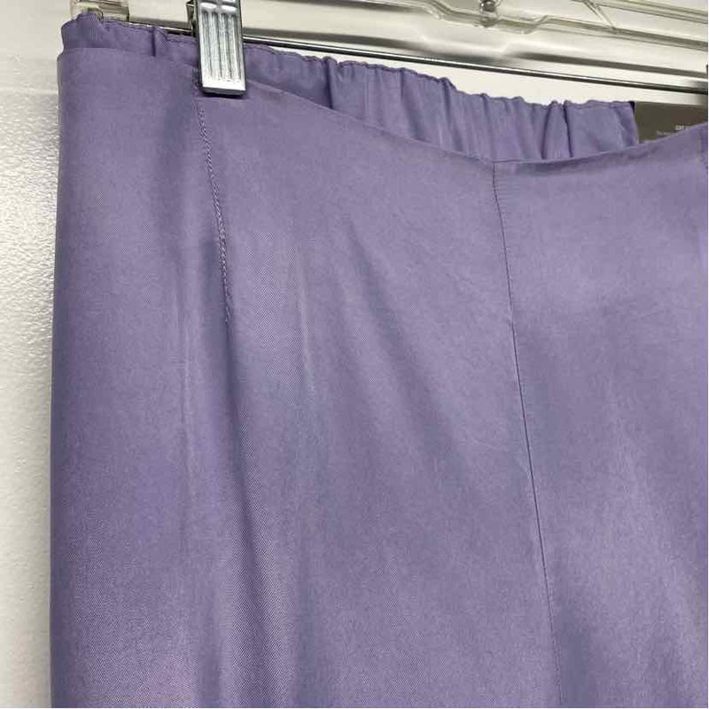 Soft Surroundings Size XL- 16 Women's Lilac Solid Wide Leg Pants