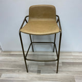 Tan Leather Stool