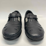 SAS Size 10 Women's Black Cut Out Slip On Shoes