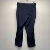 Theory Size 12 Women's Navy Solid Pull On Capri