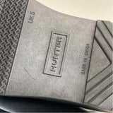 Hunter Size 7 Women's Gray Solid Rain Booties