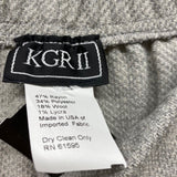 KGRII Women's Size 20 Gray Textured Pull On Pants