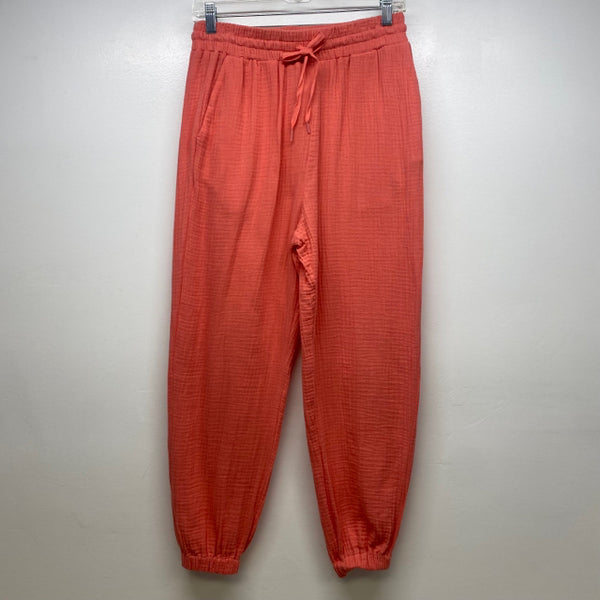 Elan Women's Size 8-M Coral Textured Jogger Pants