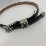 Brighton Black Solid Leather Belt size 30