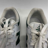 New Balance  Size 7 White-Black Leather Men's Men's Sneakers