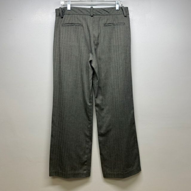 Sandro Size 10 Women's Gray Tweed Trouser Pants