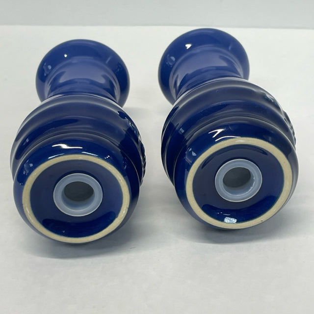 Le Creuset Blue Ceramic Salt & Pepper Shakers