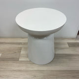 West Elm Side White Metal Table