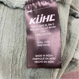 Kuhl Size Xl Women's Green Solid T-Shirt Dress