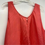 Soft Surroundings Size L Women's Peach Solid Maxi-Sleeveless Dress