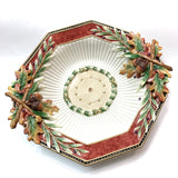 fitz and floyd Rust- Multicolor Fall Theme Bowl