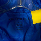 Kenneth Cole Women's Size Xl Blue Solid Puffer Jacket