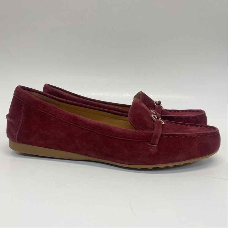 Kate Spade Size 8 Women's Burgundy Solid Loafer Flats