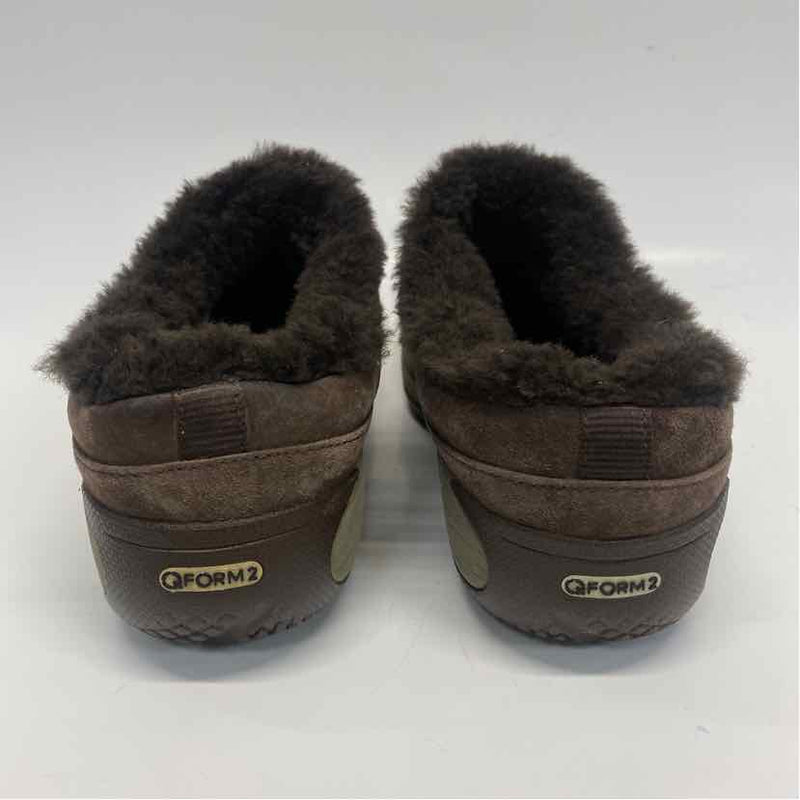 Merrell Size 7.5 Women's Brown Solid Slip On Clogs