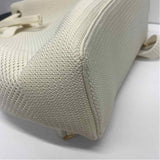 Rothy's Cream Fabric Cutout Backpack