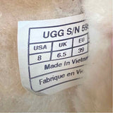 Ugg Size 8 Women's Brown Embroidered Slippers