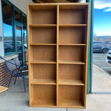 Double Adjustable shelf Wood Bookshelf