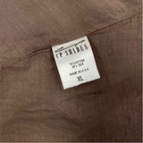 CP Shades Size Xl Women's Brown Solid Maxi Dress
