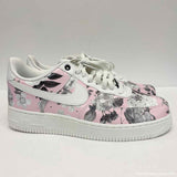 Nike Air Air Force Size 12 Women's Pink-Multi Floral Lace Up Sneakers