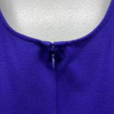 Ann Taylor Loft Size 8-M Women's Blue Solid A Line Dress