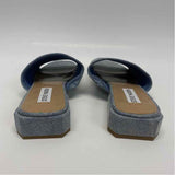 Steve Madden Size 7 Women's Blue Tweed Slide Sandals