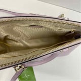 Kate Spade Lilac Solid Leather Satchel Handbag