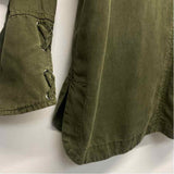 Willow & Clay Women's Size M Green Solid Utility Jacket