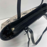 Kate Spade Black-Tan Floral Tote Handbag