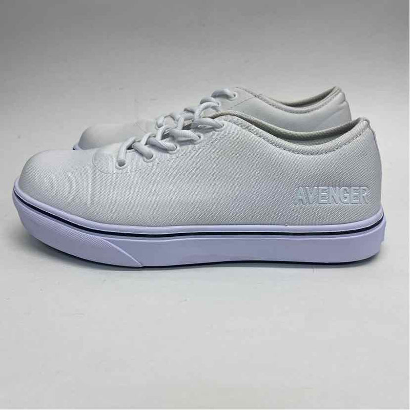 Avenger Work Boots Size 7.5 Women's White Solid Lace Up Sneakers