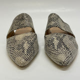 Beast Size 5.5 Women's Black-White Animal Print Slip On Flats