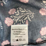 Tuckernuck Size M Women's Black-Multi Floral Pullover Blouse