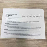 Modern Forms Table Top Gray Metal Lamp