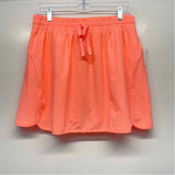 Beyond Yoga Size L-12 Women's Peach Solid Pull On Skort