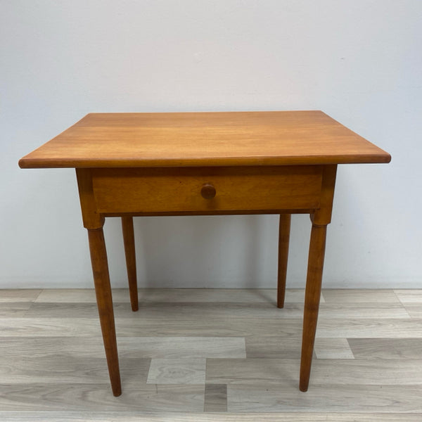 Side Brown Wood Table