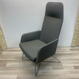 Accent Gray Solid Chair