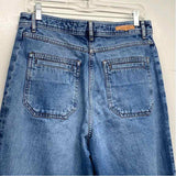Sessun Blue Size 10 Women's Blue Washed Wide Leg Jeans