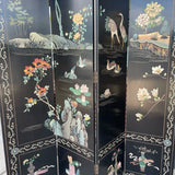 Oriental Black-Multi Wood Room Divider