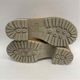 Salvia Size 38-7 Women's Brown Solid Slide Sandals
