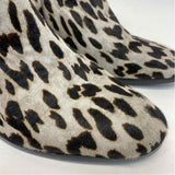 Sam Edelman Size 10 Women's Taupe-multi Animal Print Ankle Booties