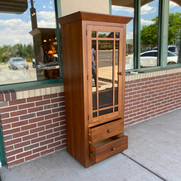 Ethan Allen Brown Wood Cabinet
