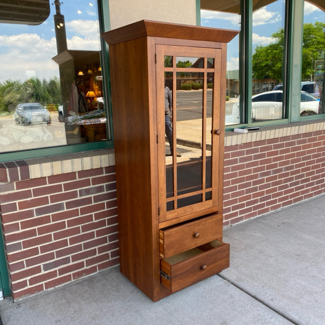 Ethan Allen Brown Wood Cabinet
