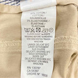 Saint James Size 12 Women's Beige Solid Pencil Skirt
