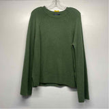 Vineyard Vines Size L Women's Green Solid Pullover Sweater