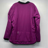 Pearl Izumi Reversible Women's Size XXL Fuschia-Black Solid Zip Mock Neck Coat